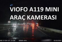 Viofo A119 Mini Araç Kamerası | Akşam Yağışlı Havada Kamera Testi Viofo A119 Mini Araç Kamerası